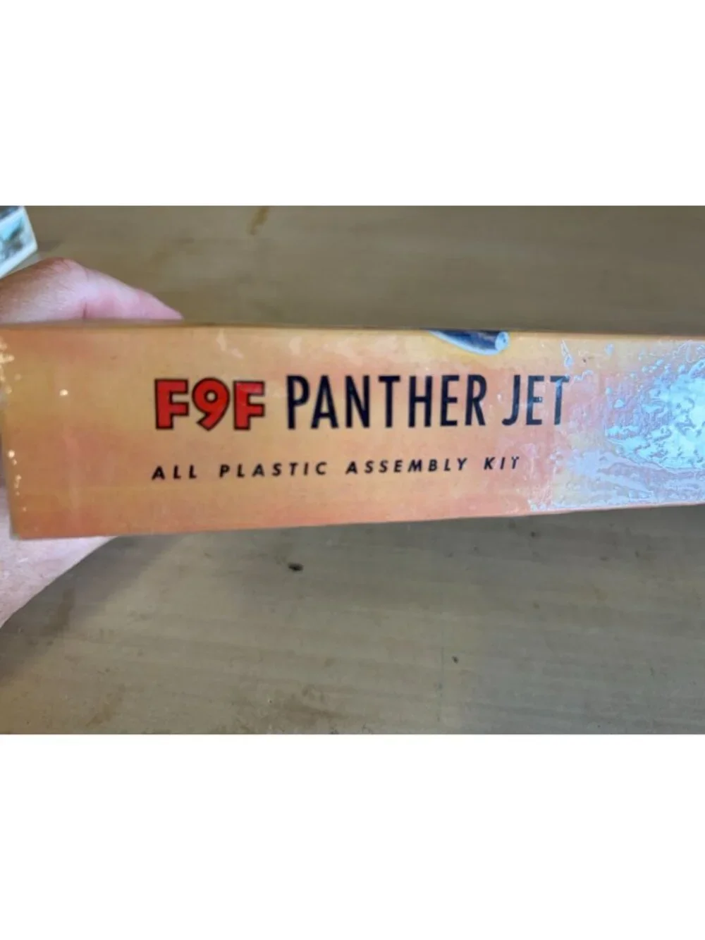 1960 Aurora F9F Panther Jet US Navy Fighter 1/48 Scale Plastic Model Kit sealed